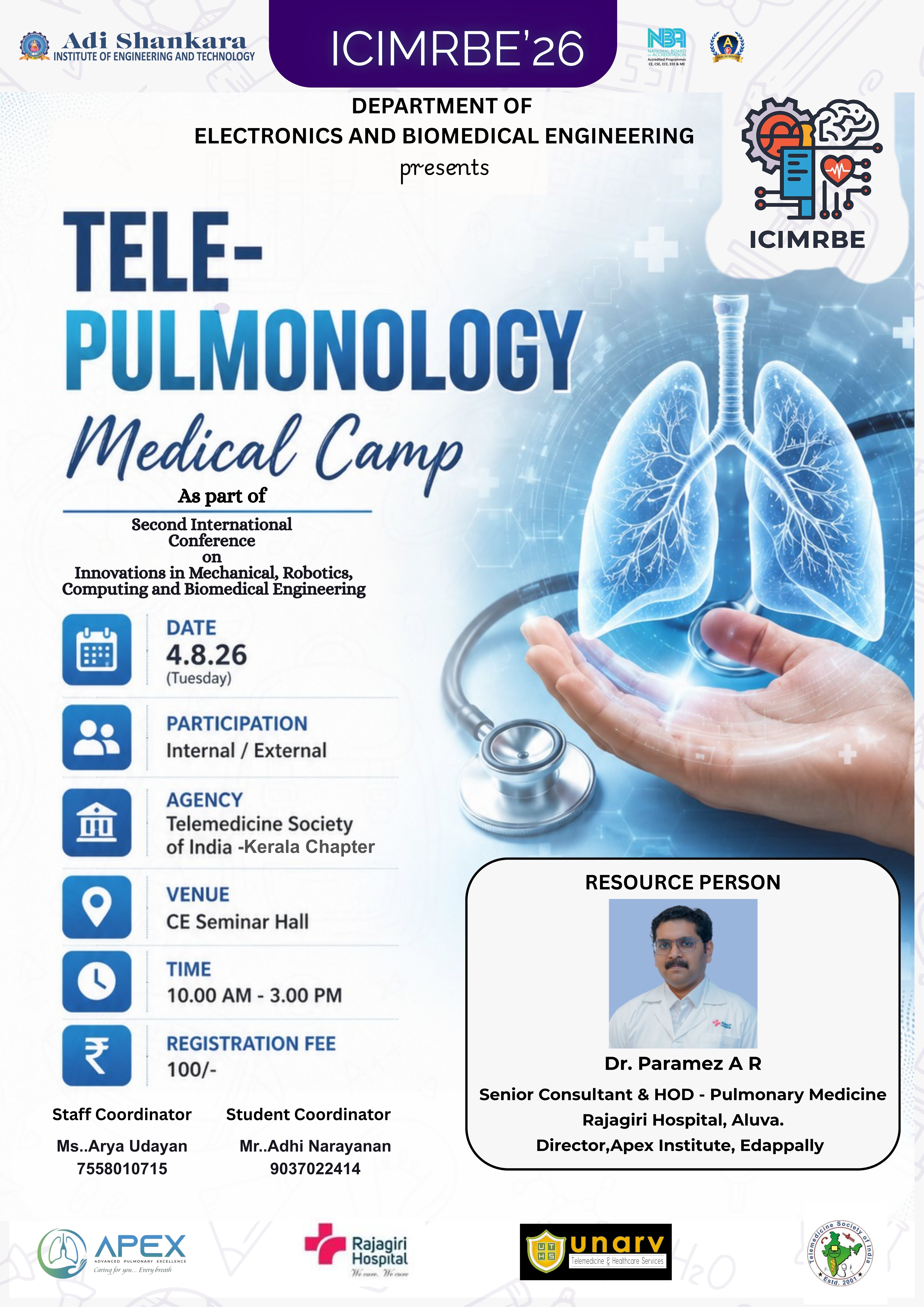 Tele-Pulmonology Medical Camp